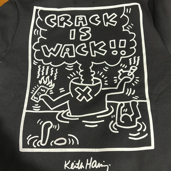 Brand new unworn with tags limited Reason Keith Haring collaboration black hoody - Picture 6 of 6
